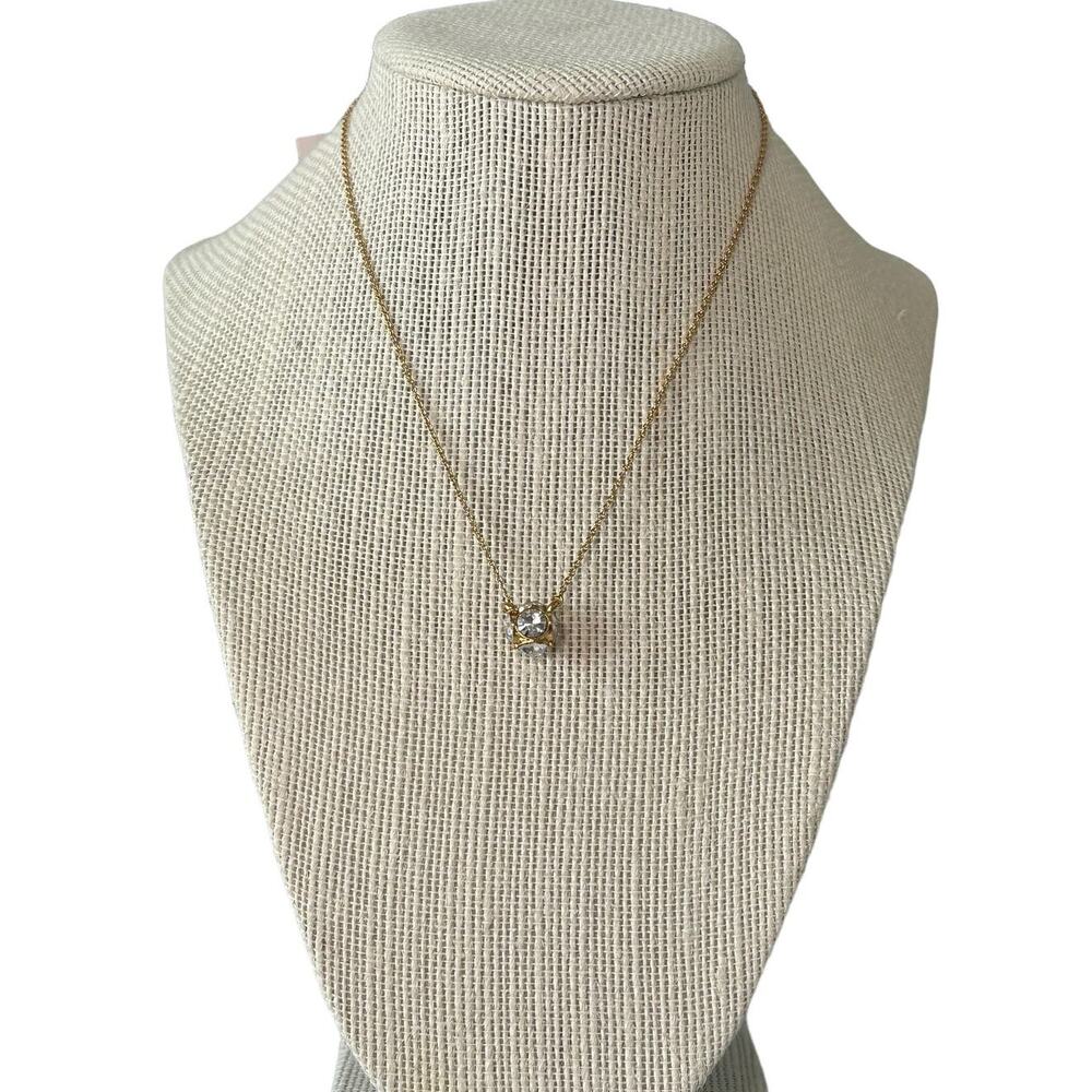 Kate Spade Lady Marmalade Mini Pendant Necklace Gold tone